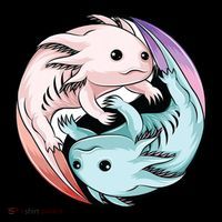 Ying Yang Axolotls Ornament thumb 1