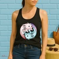 Ying Yang Axolotls Women's Tank Top thumb 2