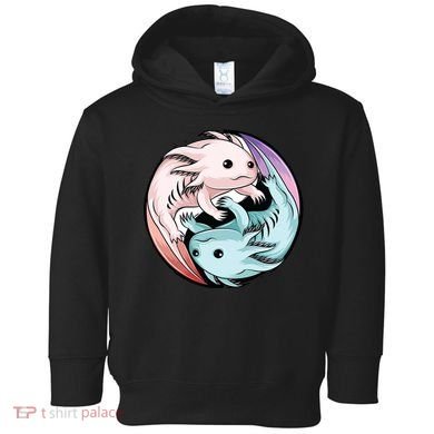 Ying Yang Axolotls Toddler Hoodie