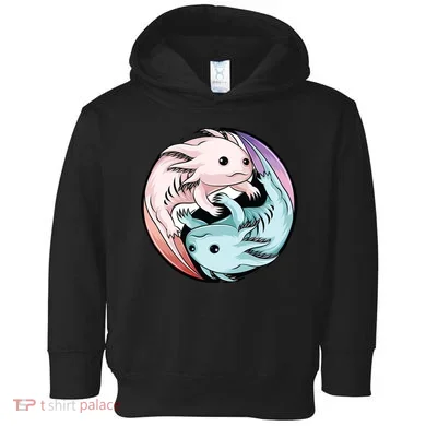 Ying Yang Axolotls Toddler Hoodie