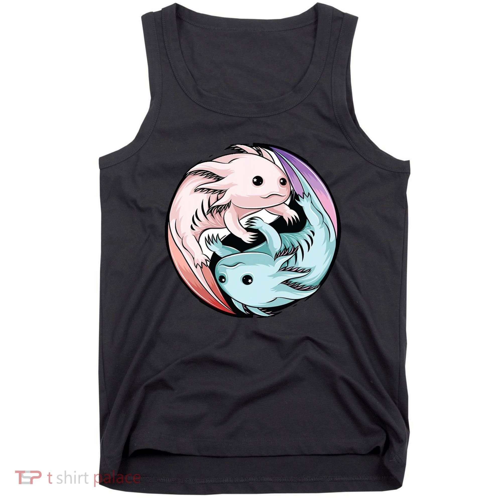 Ying Yang Axolotls Tank Top