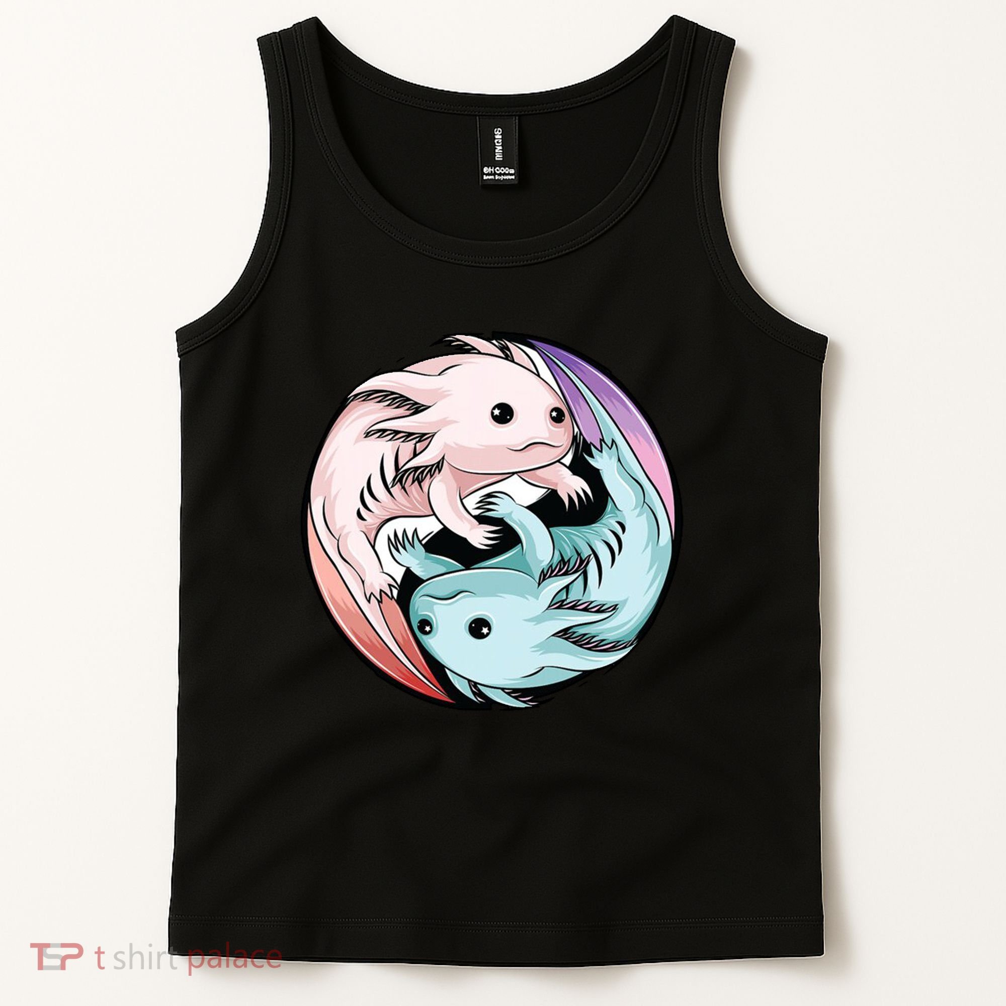 Ying Yang Axolotls Tank Top