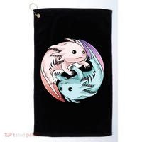 Ying Yang Axolotls Golf Towel thumb 0