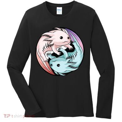 Ying Yang Axolotls Women's Long Sleeve Shirt