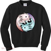 Ying Yang Axolotls Kids Sweatshirt thumb 0