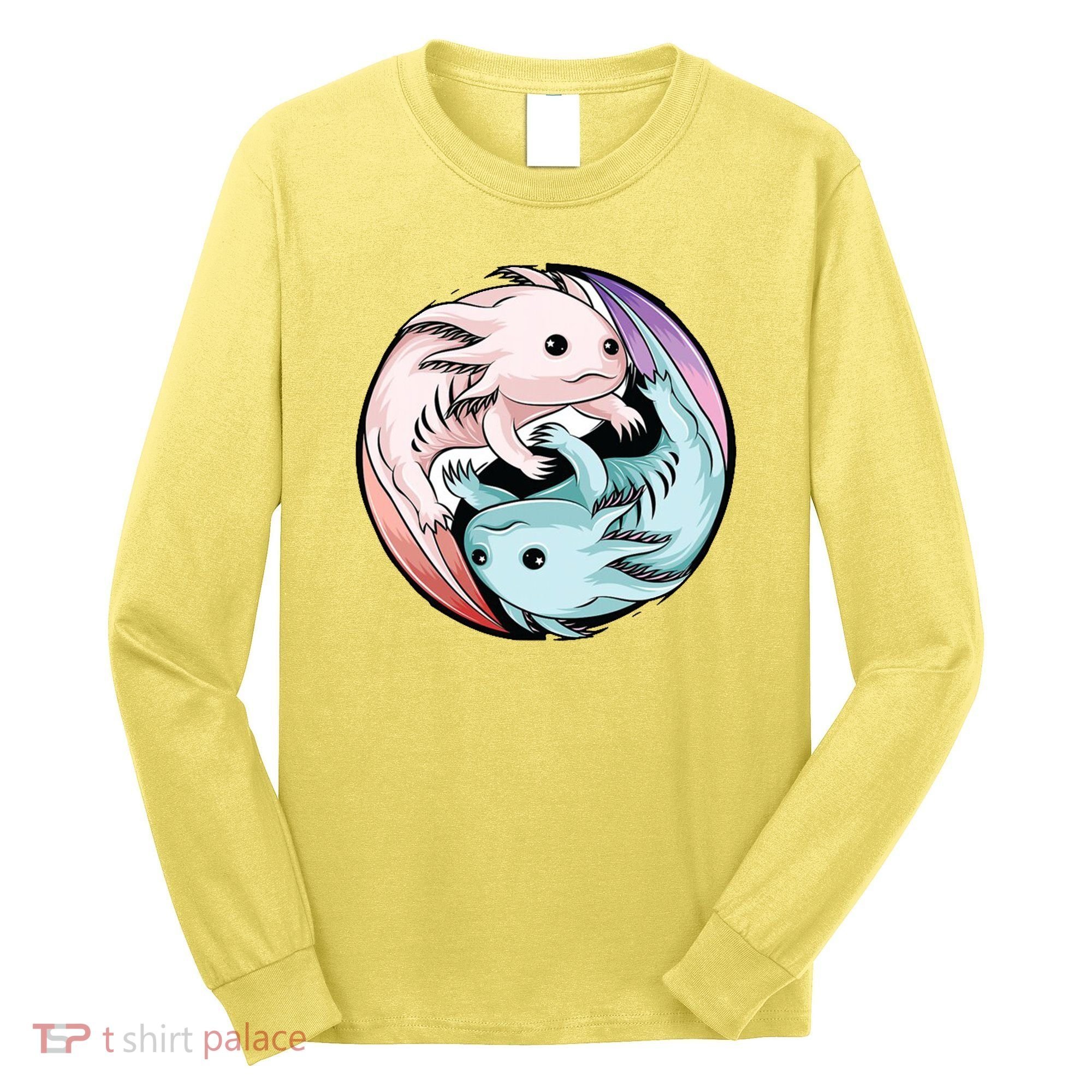 Ying Yang Axolotls Long Sleeve Shirt