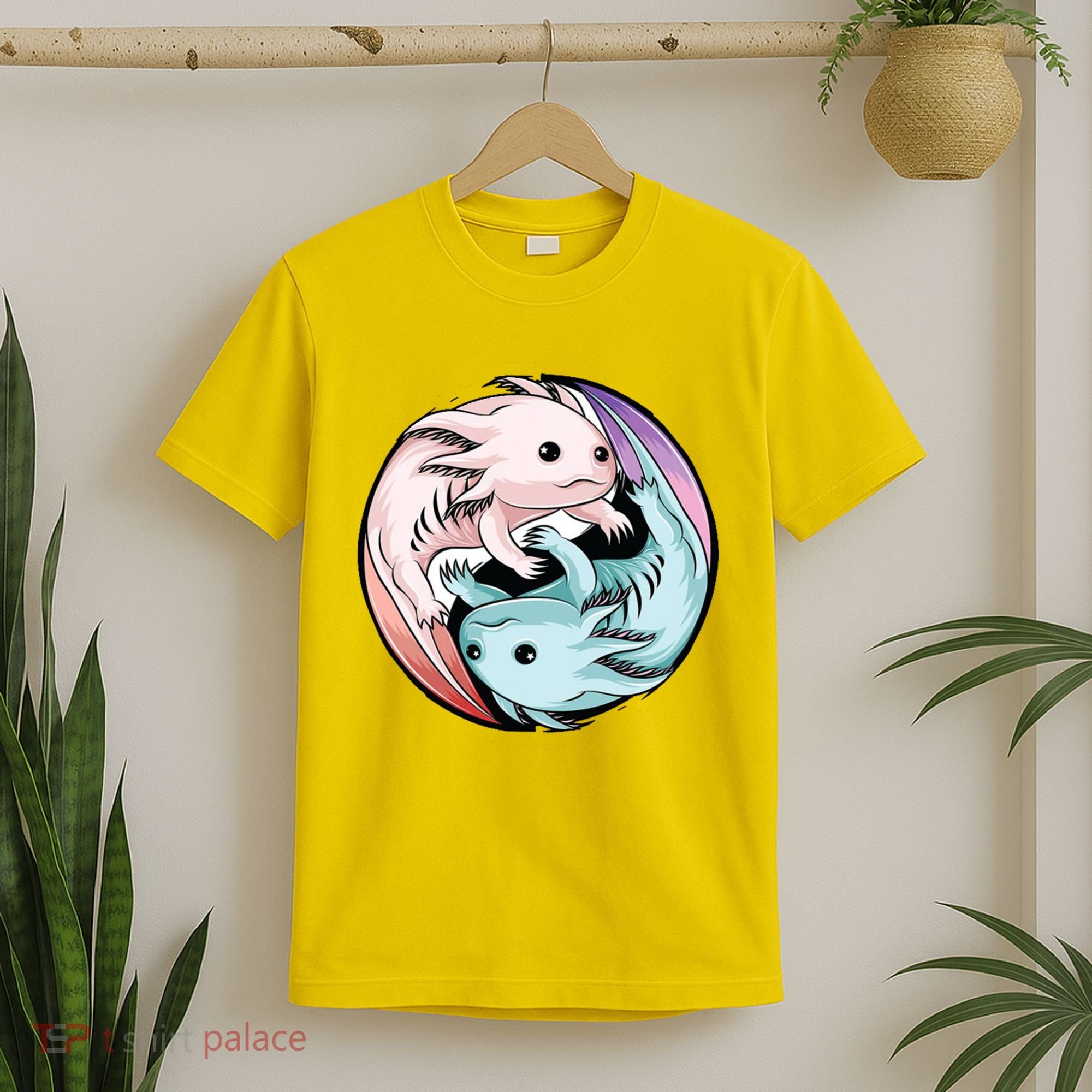 Ying Yang Axolotls T-Shirt