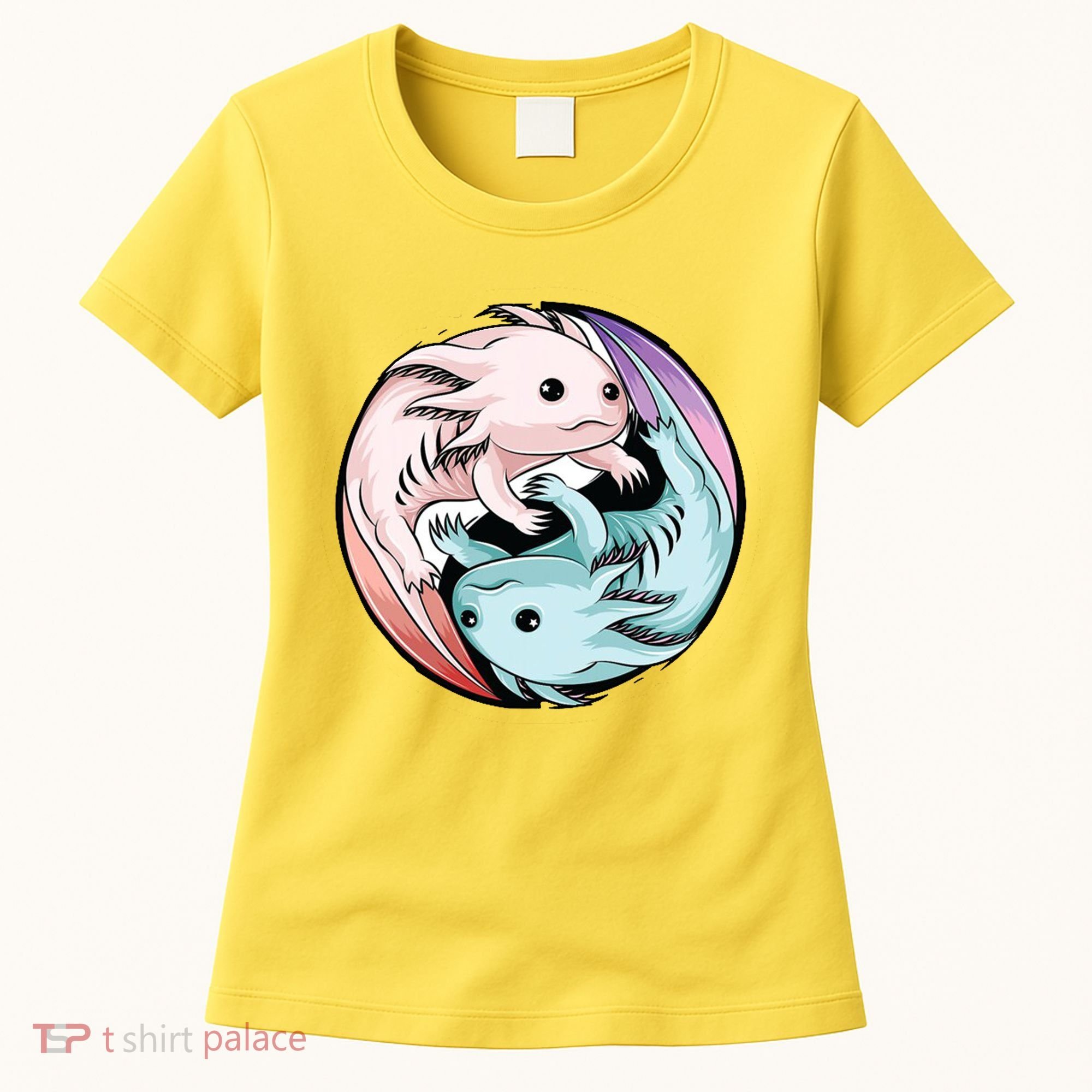 Ying Yang Axolotls Women's T-Shirt