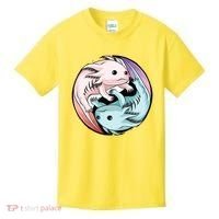 Ying Yang Axolotls Kids T-Shirt thumb 0