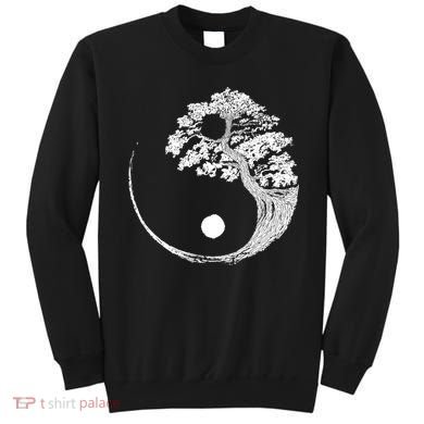 Yin Yang Bonsai Tree Japanese Buddhist Zen Gift Sweatshirt