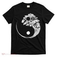 Yin Yang Bonsai Tree Japanese Buddhist Zen Gift T-Shirt thumb 0