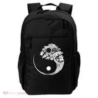 Yin Yang Bonsai Tree Japanese Buddhist Zen Gift Backpack thumb 0