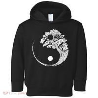 Yin Yang Bonsai Tree Japanese Buddhist Zen Gift Toddler Hoodie thumb 0