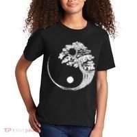 Yin Yang Bonsai Tree Japanese Buddhist Zen Gift Kids T-Shirt thumb 2