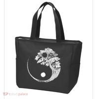 Yin Yang Bonsai Tree Japanese Buddhist Zen Gift Tote Bag thumb 3