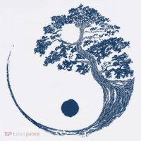 Yin Yang Blue Bonsai Tree Japanese Buddhist Zen Women's Hoodie thumb 2
