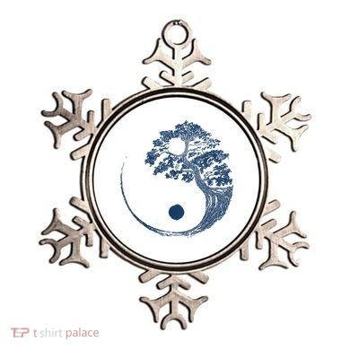 Yin Yang Blue Bonsai Tree Japanese Buddhist Zen Ornament