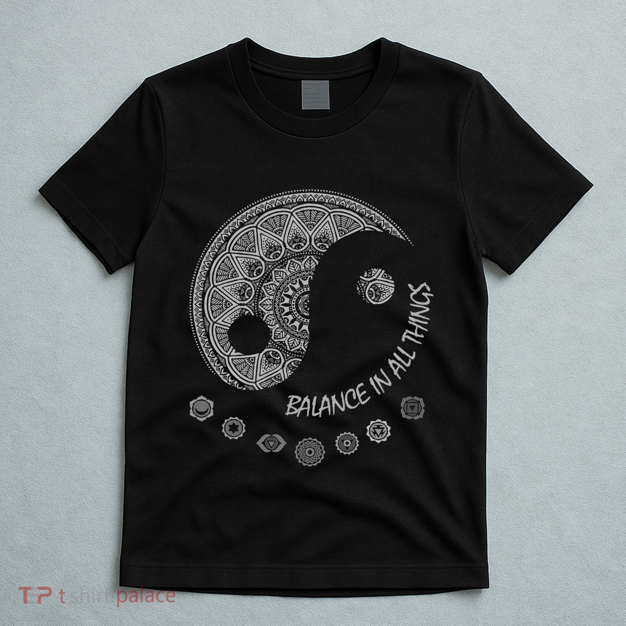 Ying Yang Chakra Spirit Spiritual Balance Mind T-Shirt