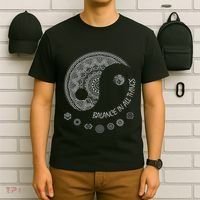 Ying Yang Chakra Spirit Spiritual Balance Mind T-Shirt thumb 6