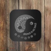 Ying Yang Chakra Spirit Spiritual Balance Mind Coaster thumb 0
