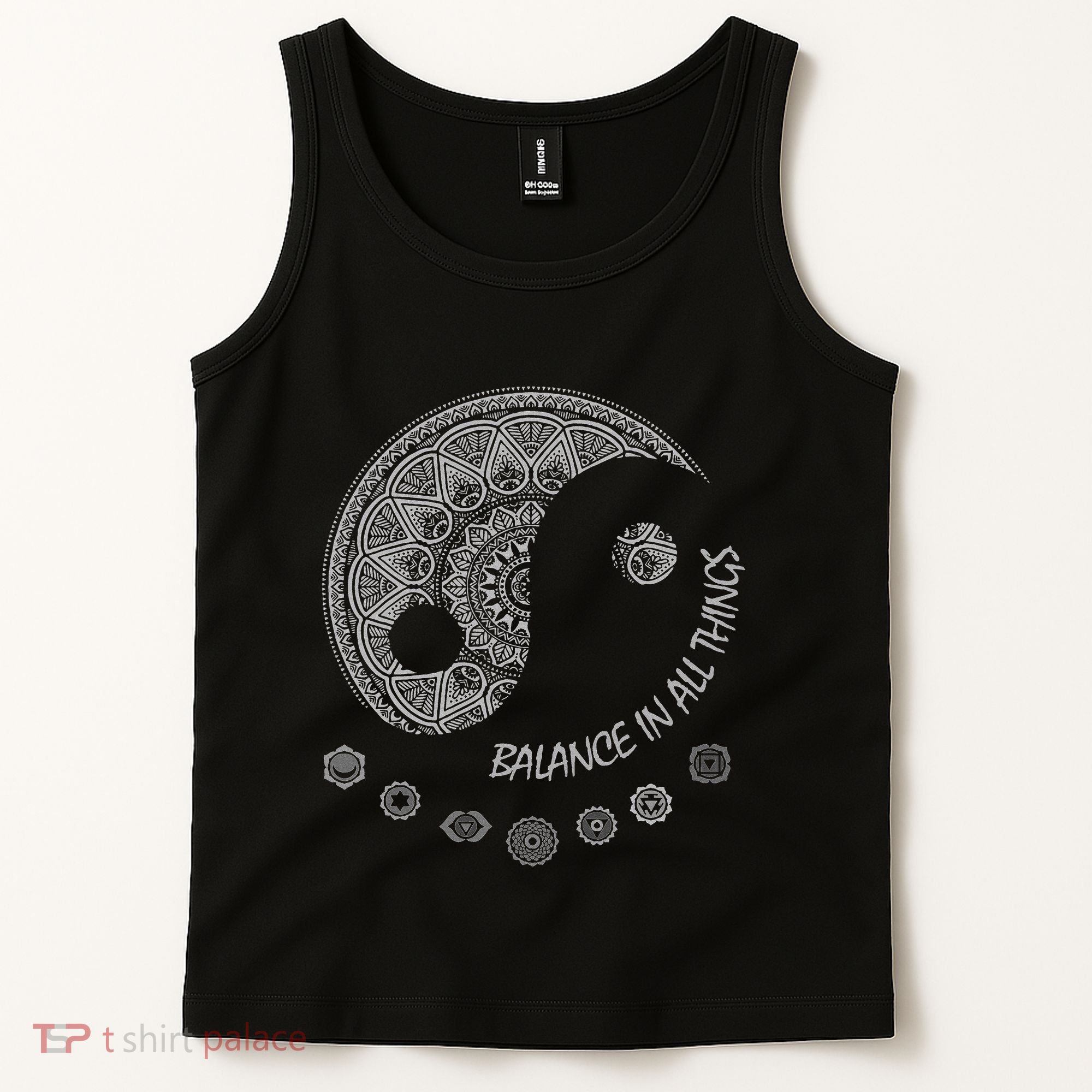 Ying Yang Chakra Spirit Spiritual Balance Mind Tank Top