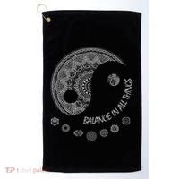 Ying Yang Chakra Spirit Spiritual Balance Mind Golf Towel thumb 0