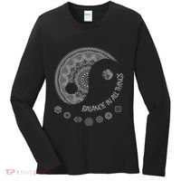 Ying Yang Chakra Spirit Spiritual Balance Mind Women's Long Sleeve Shirt thumb 0