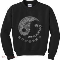 Ying Yang Chakra Spirit Spiritual Balance Mind Kids Sweatshirt thumb 0