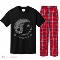 Ying Yang Chakra Spirit Spiritual Balance Mind Kids Plaid Pajama Set thumb 0