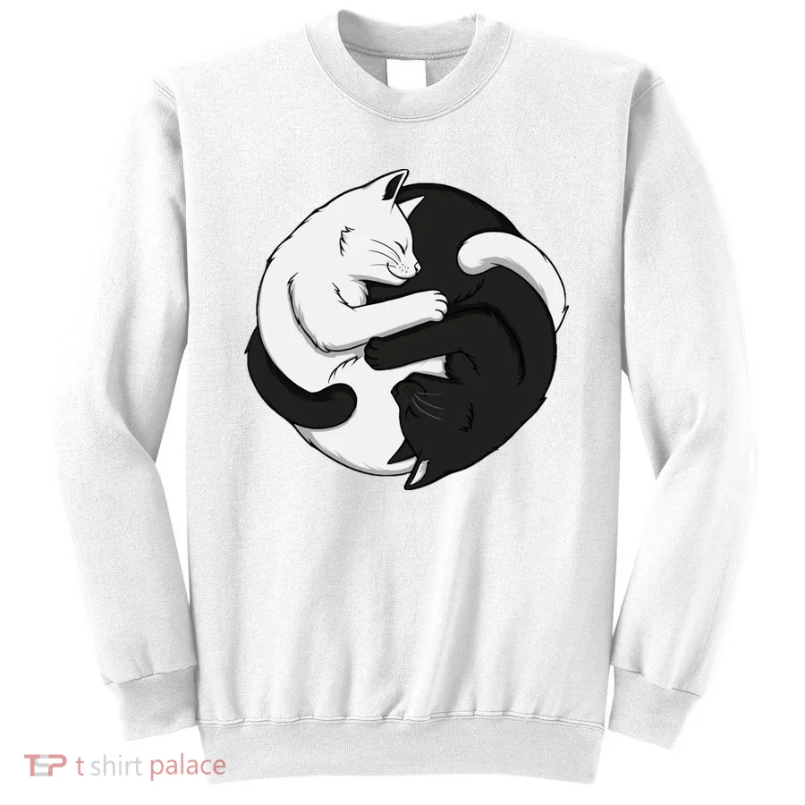 Yin Yang Cats Sweatshirt