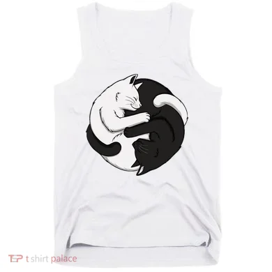 Yin Yang Cats Tank Top