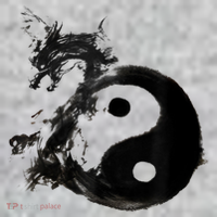 Yin Yang Dragon Water Ink Chinese Tai Chi T-Shirt thumb 7
