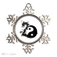 Yin Yang Dragon Water Ink Chinese Tai Chi Ornament thumb 0