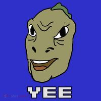 Yee Yee Dinosaur Dank V.E.C.T.O.R Edition Apron thumb 3