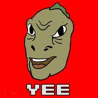 Yee Yee Dinosaur Dank V.E.C.T.O.R Edition Santa Hat thumb 1