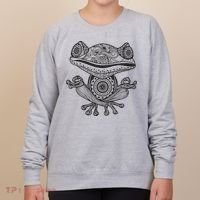 Yoga Yoga Frog Mandala Meditation Class Teacher Gift Women's Sweatshirt thumb 0
