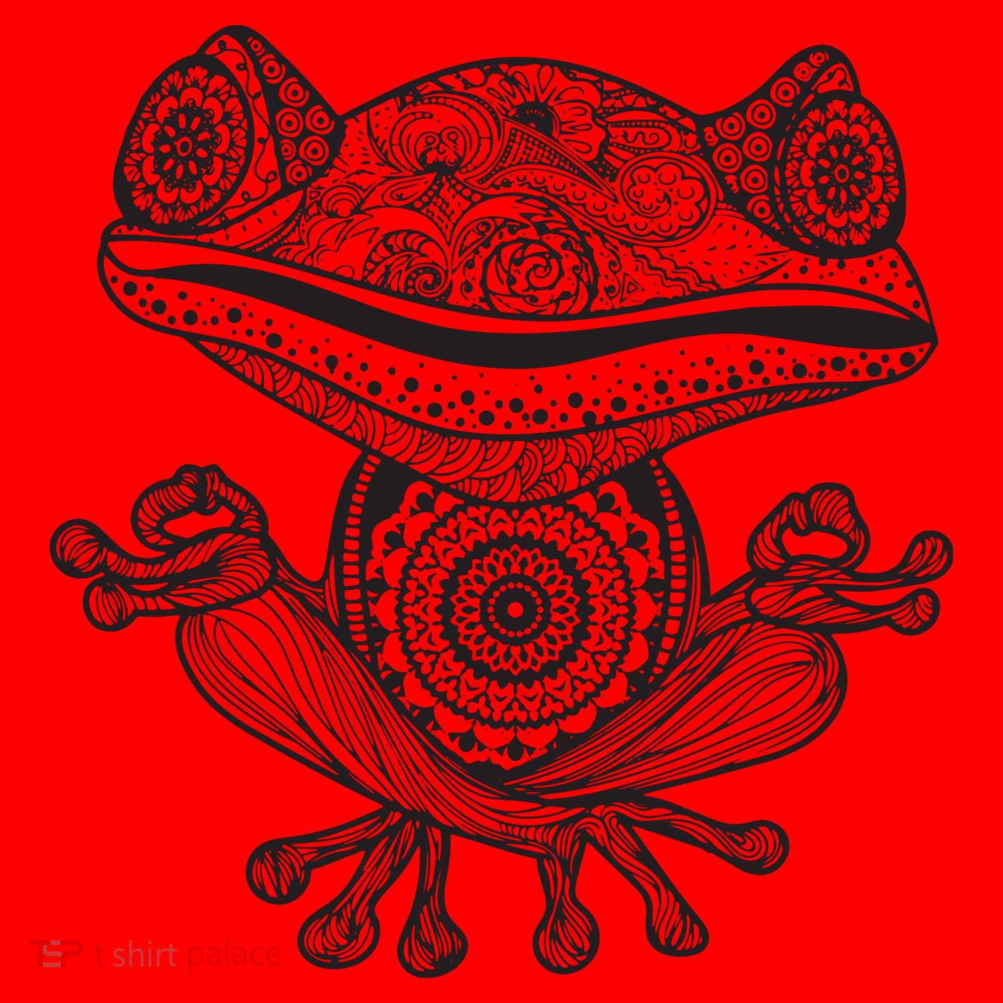 Yoga Yoga Frog Mandala Meditation Class Teacher Gift Santa Hat