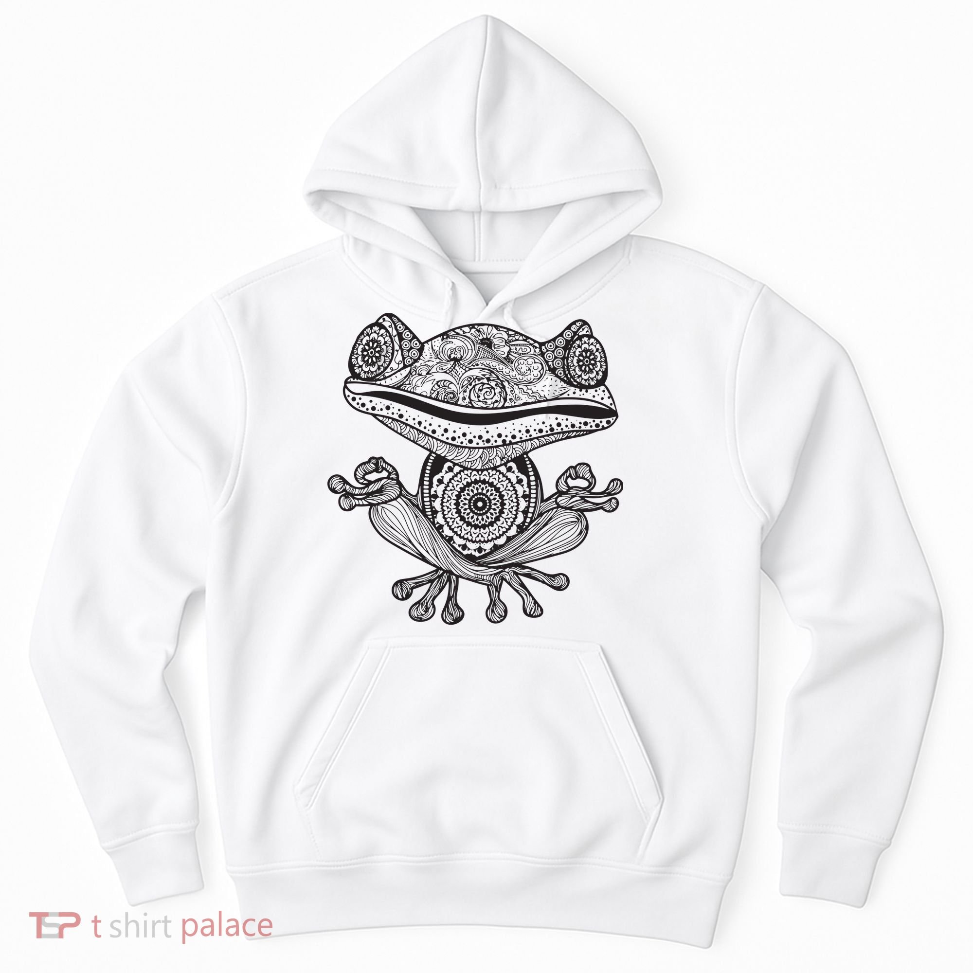 Yoga Yoga Frog Mandala Meditation Class Teacher Gift Hoodie