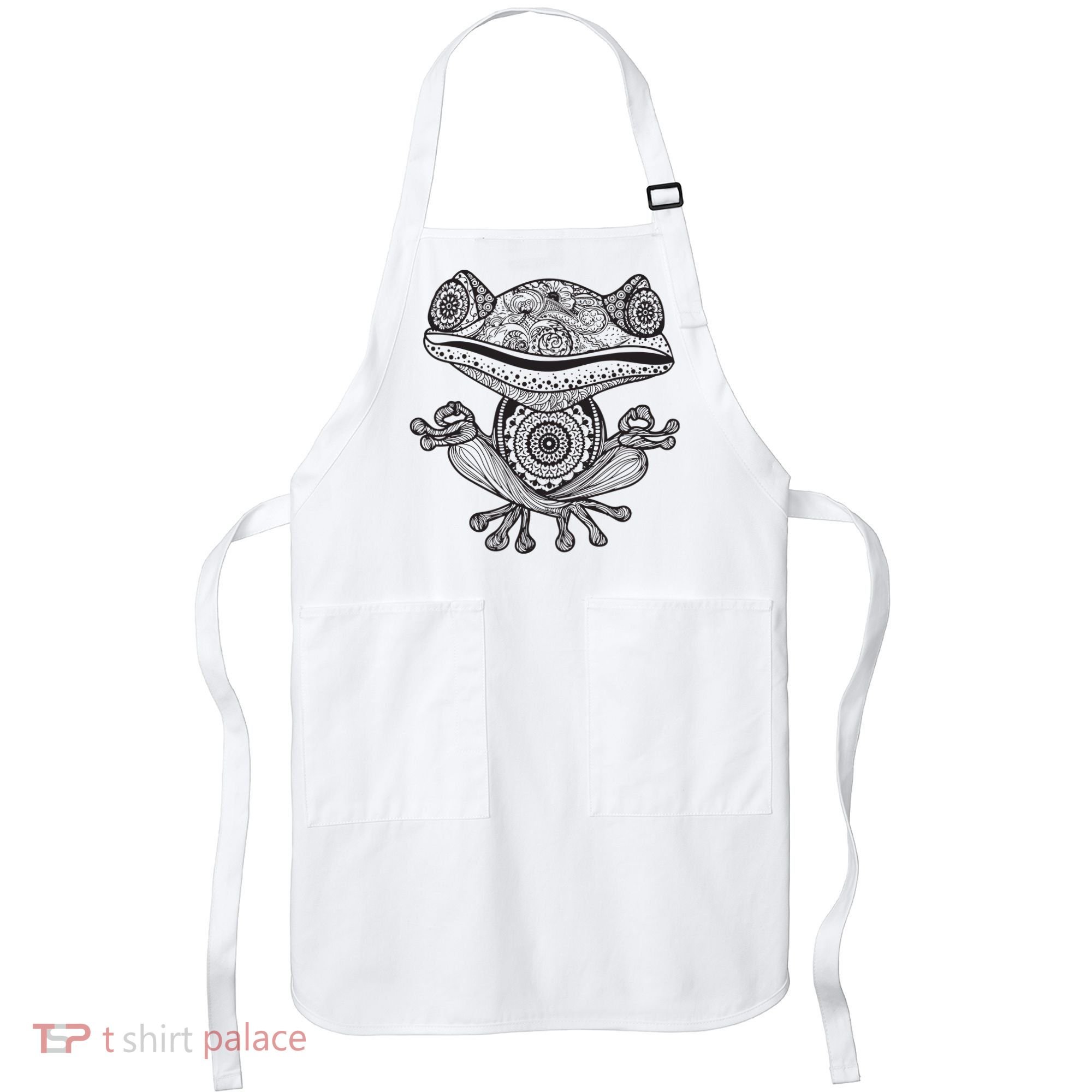 Yoga Yoga Frog Mandala Meditation Class Teacher Gift Apron