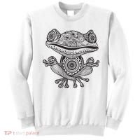 Yoga Yoga Frog Mandala Meditation Class Teacher Gift Sweatshirt thumb 0