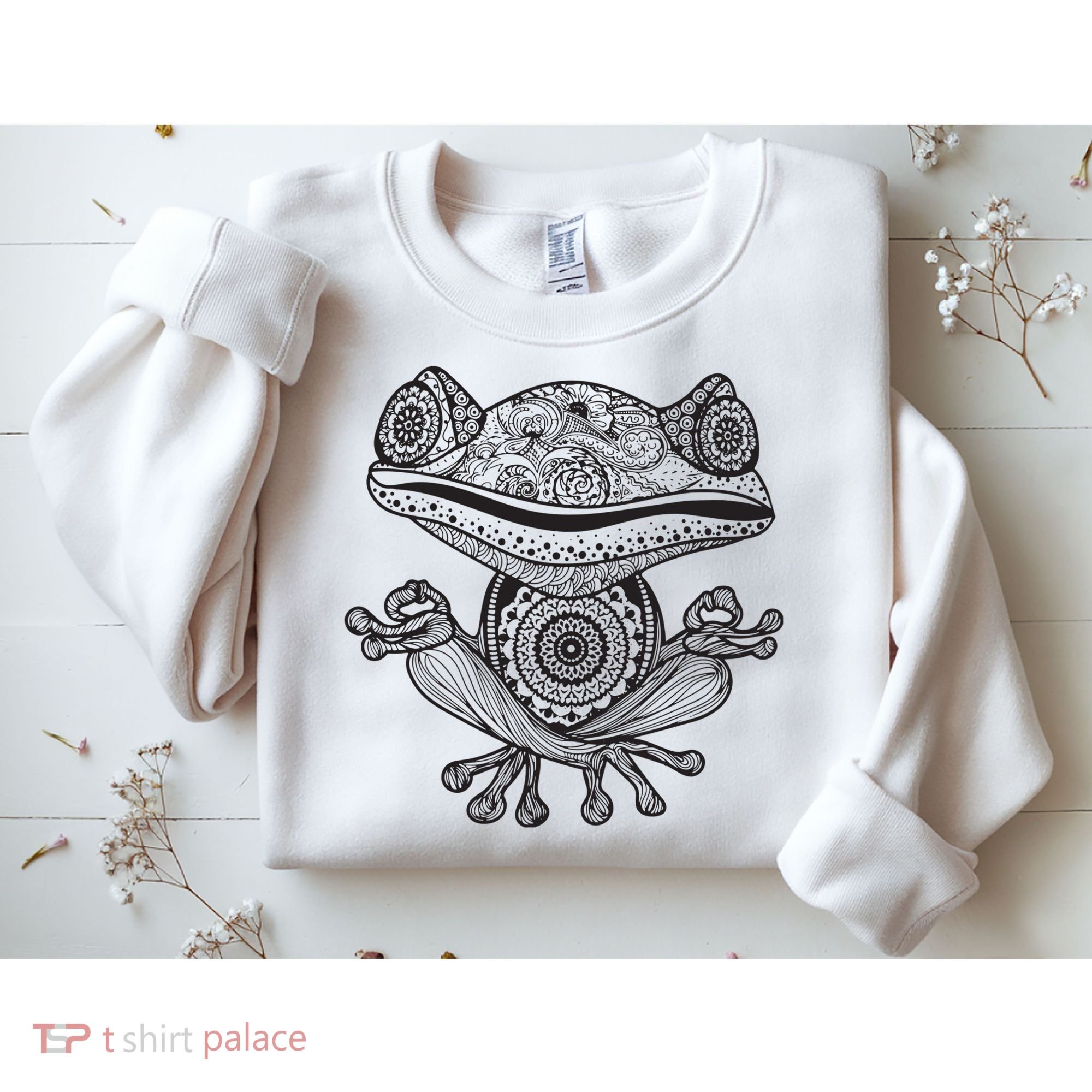 Yoga Yoga Frog Mandala Meditation Class Teacher Gift Sweatshirt