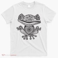 Yoga Yoga Frog Mandala Meditation Class Teacher Gift T-Shirt thumb 0