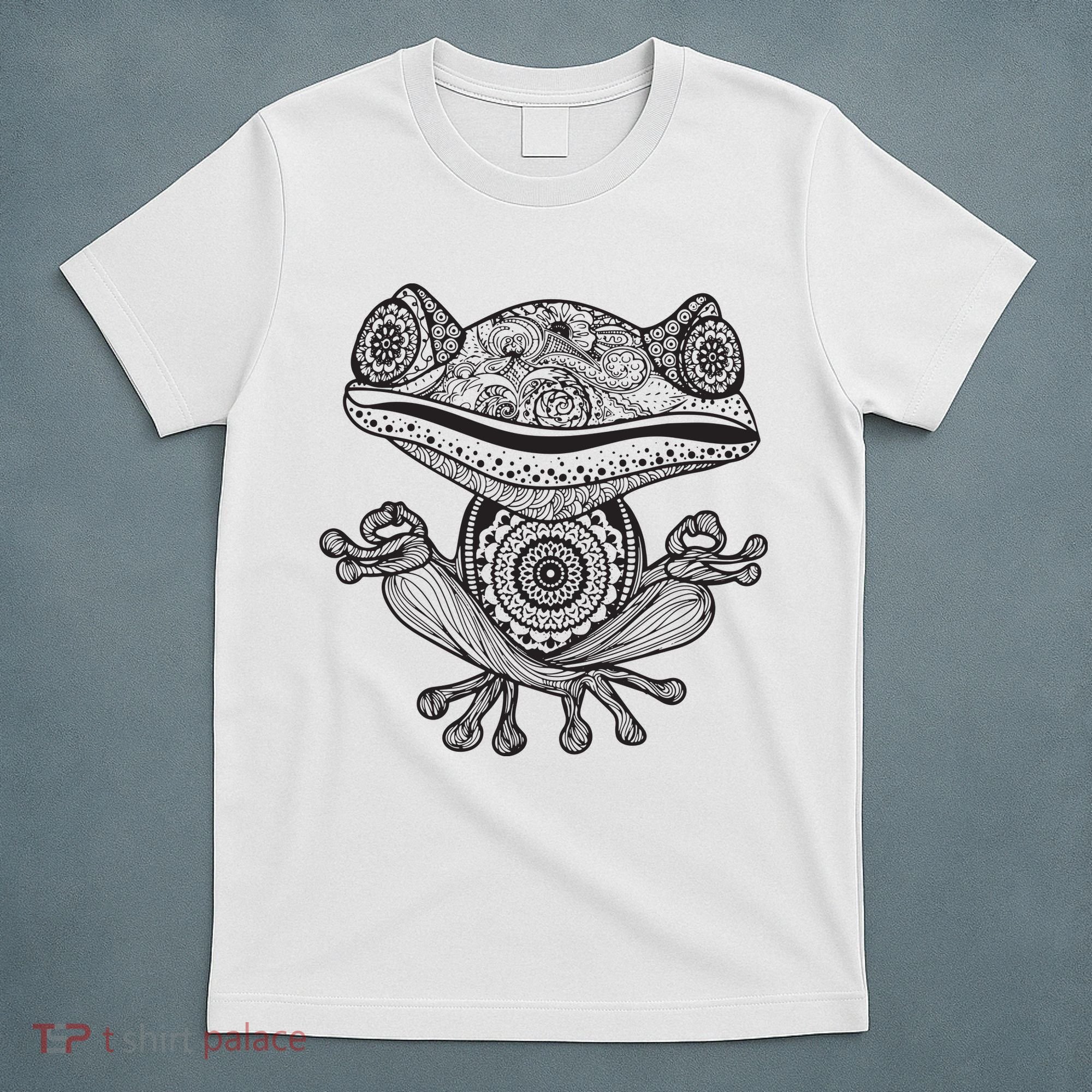 Yoga Yoga Frog Mandala Meditation Class Teacher Gift T-Shirt
