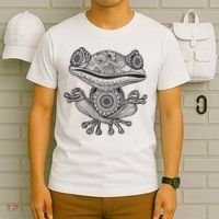 Yoga Yoga Frog Mandala Meditation Class Teacher Gift T-Shirt thumb 6