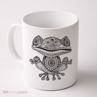 Yoga Yoga Frog Mandala Meditation Class Teacher Gift Coffee Mug thumb 0