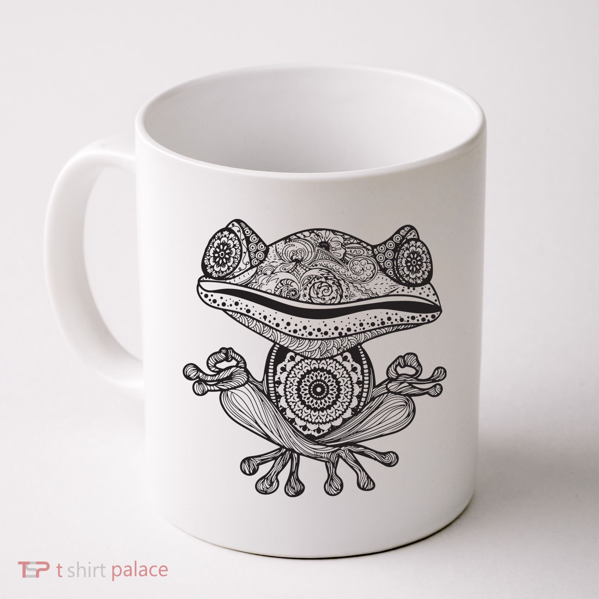 Yoga Yoga Frog Mandala Meditation Class Teacher Gift Coffee Mug