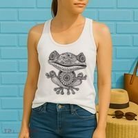 Yoga Yoga Frog Mandala Meditation Class Teacher Gift Women's Tank Top thumb 2