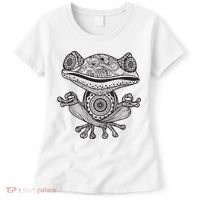 Yoga Yoga Frog Mandala Meditation Class Teacher Gift Women's T-Shirt thumb 0