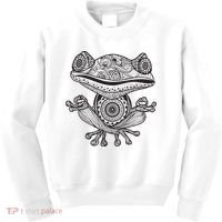 Yoga Yoga Frog Mandala Meditation Class Teacher Gift Kids Sweatshirt thumb 0