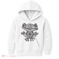 Yoga Yoga Frog Mandala Meditation Class Teacher Gift Kids Hoodie thumb 0
